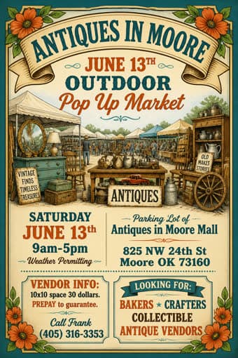Outdoor Pop Up Market — Jun 13 flyer
