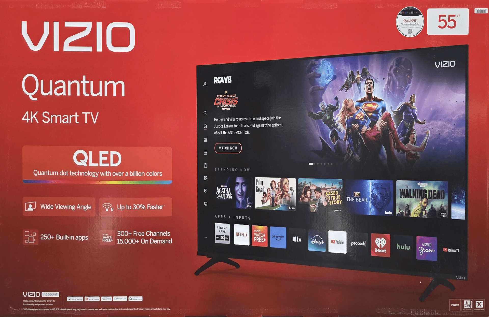 VIZIO 55 inch QLED Smart TV